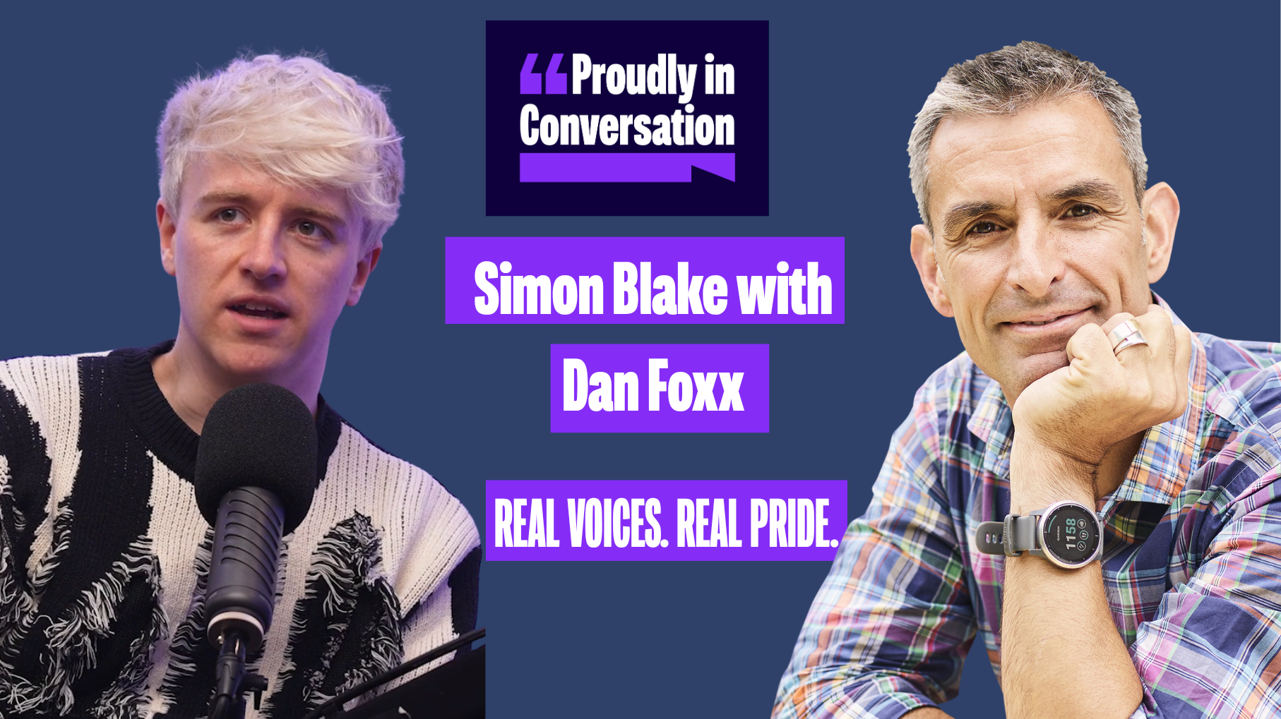 Simon Blake with Dan Foxx