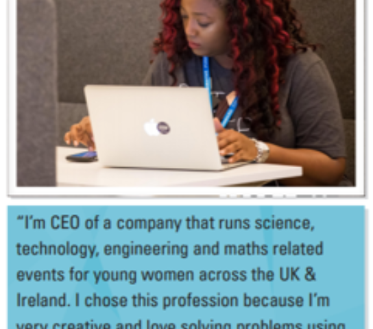 Poster of Anne-Marie Imafidon.