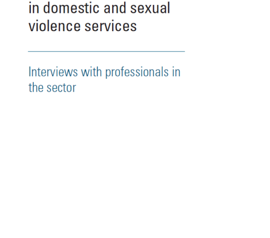 Cover of Supporting trans women in domestic and sexual violence services
