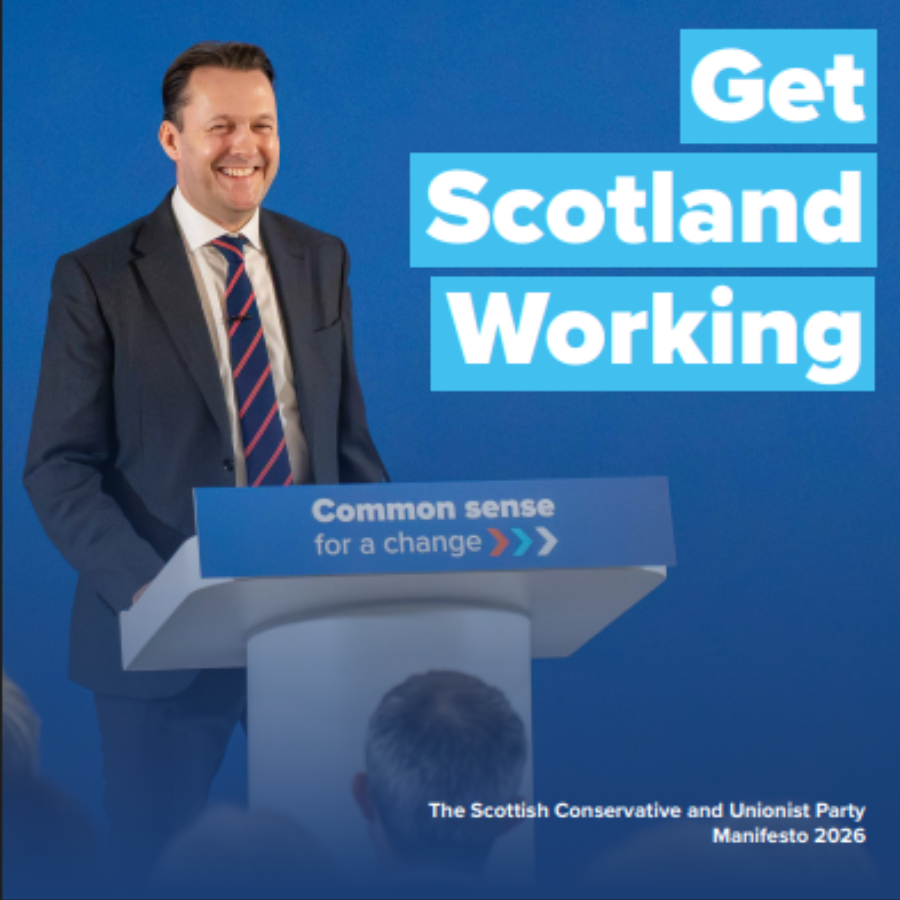 Scottish conservatives manifesto