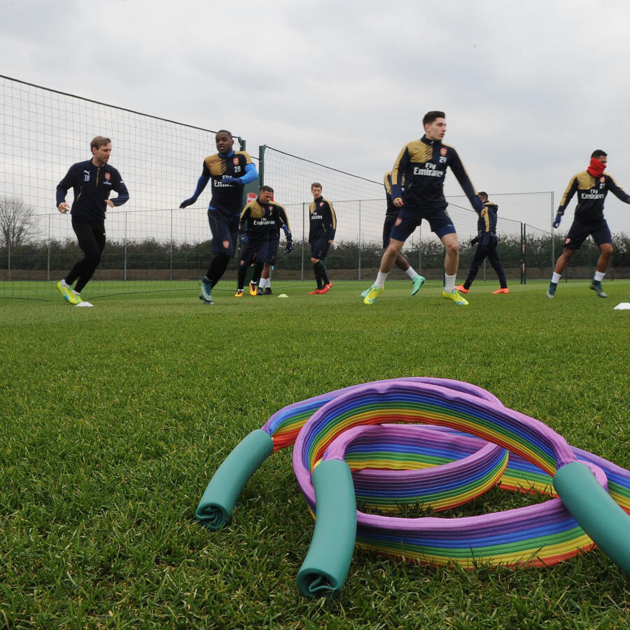 Rainbow laces 2016 manchester united arsenal 3