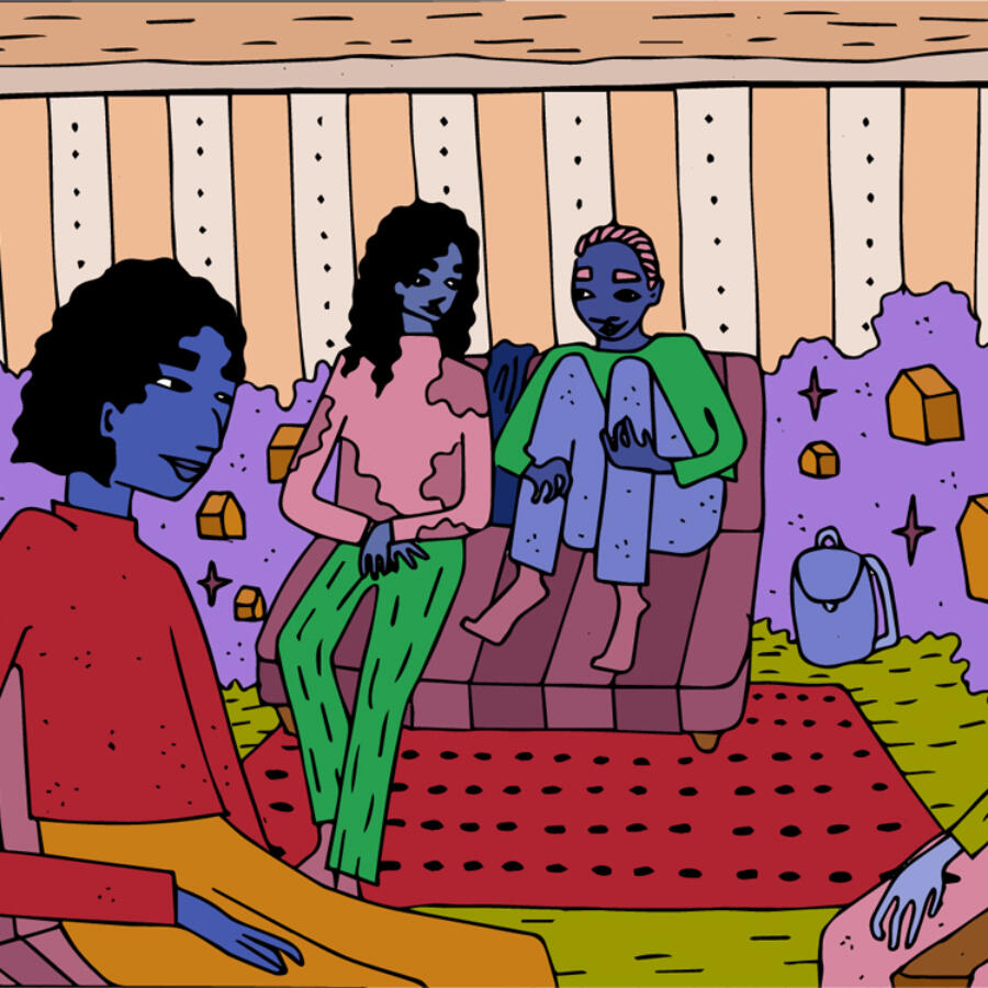 Square block homlessness square color