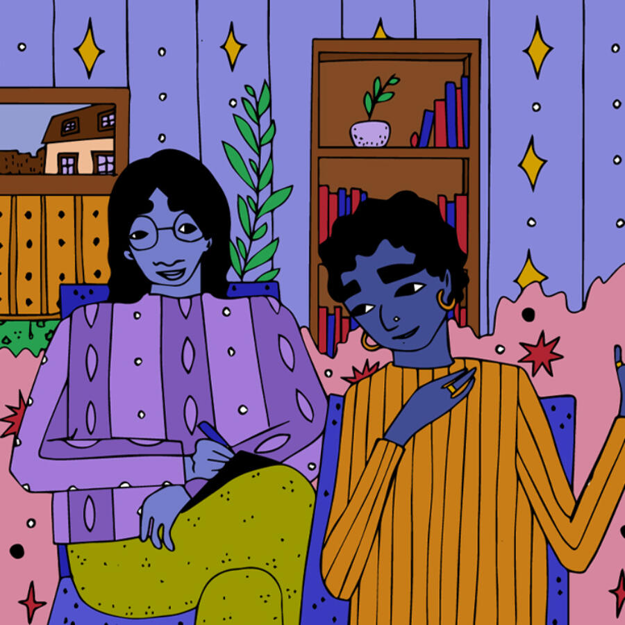 Square block mental health square color