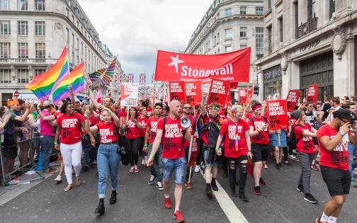 London Pride 2016 - front of the march 2