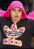 Photo of a boy in a pink hoody